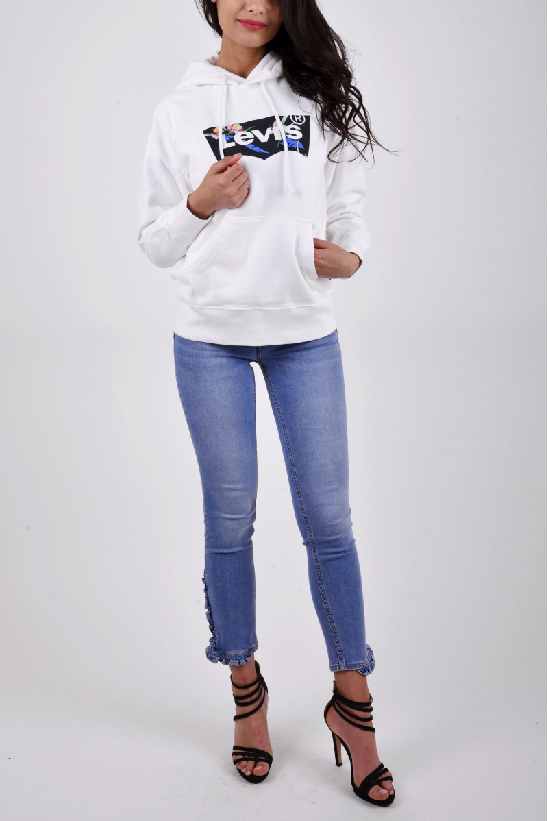 LEVIS FELPA CAPPUCCIO JEANSERIA