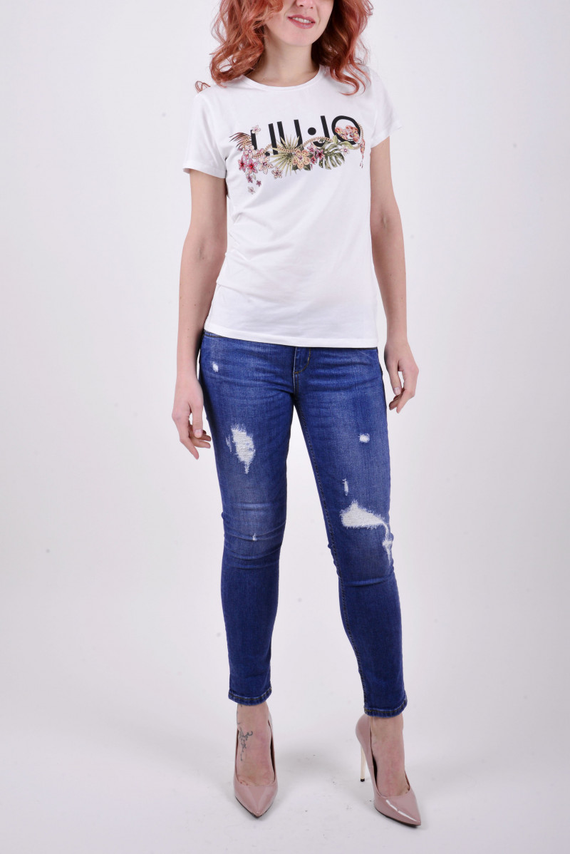LIU JO T-SHIRT MM JEANSERIA