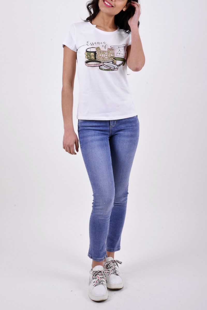 LIU JO T-SHIRT MM JEANSERIA