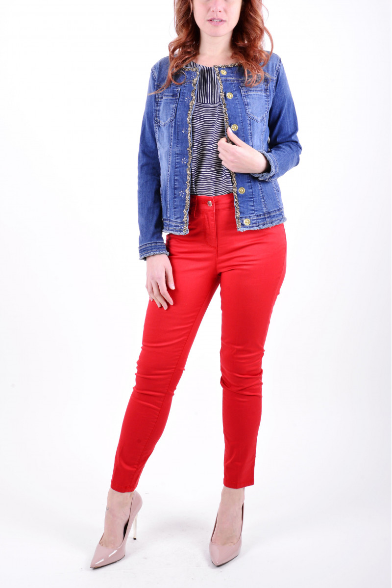 VIRGINIA BLU GIUBBOTTO JEANS CLASSICO
