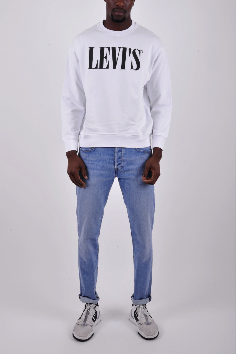 LEVIS FELPA GIROCOLLO JEANSERIA