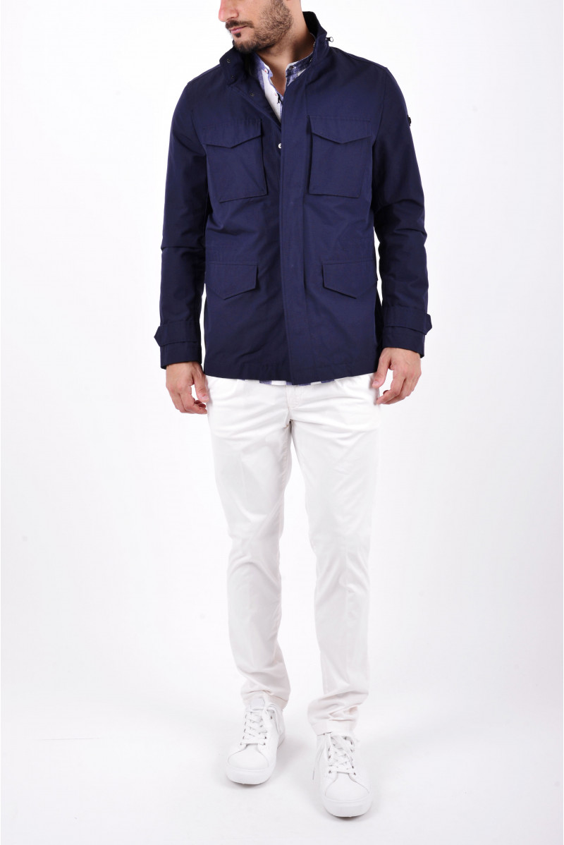 MANUEL RITZ GIUBBOTTO CON CAPPUCCIO CASUAL