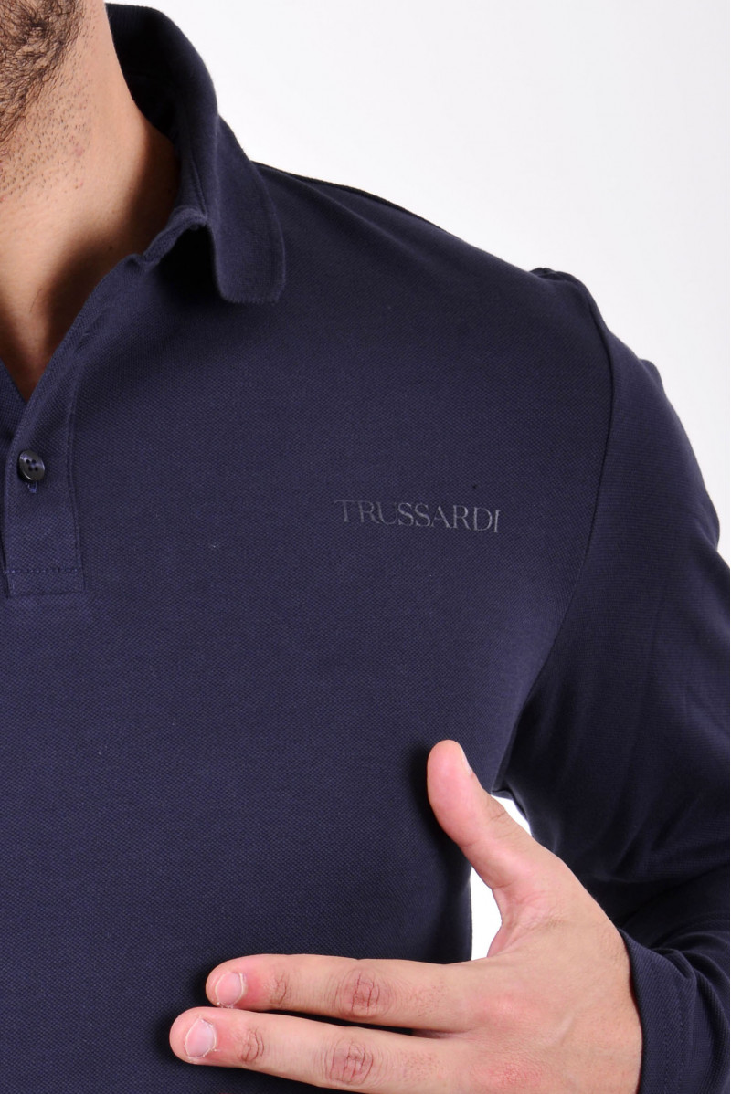 TRUSSARDI POLO ML JEANSERIA