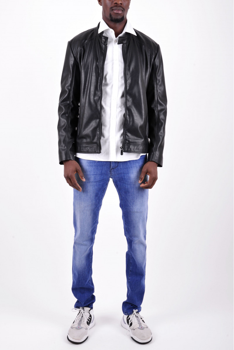TRUSSARDI GIUBBOTTO MOTOCICLISTA JEANSERIA