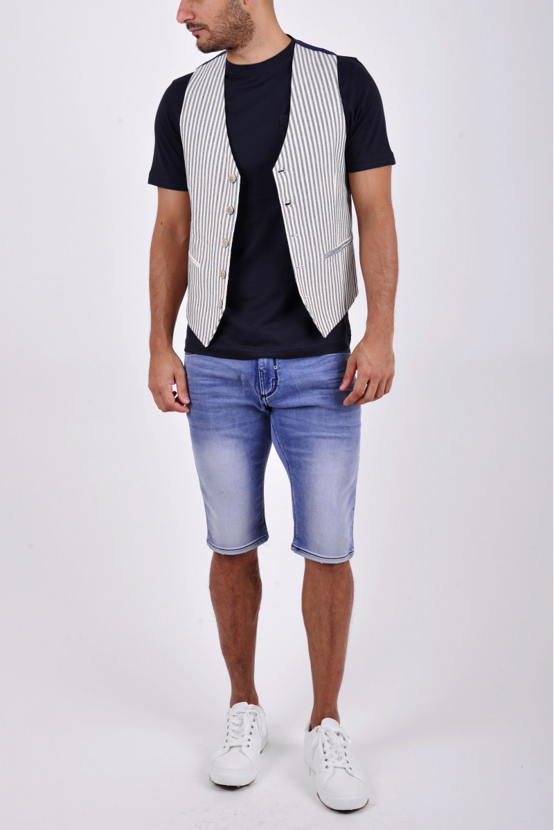 SSEINSE GILET BOTTONI CASUAL
