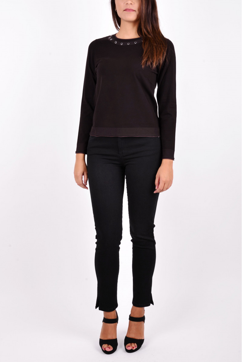 DIANA GALLESI MAGLIA GIROCOLLO CLASSICO