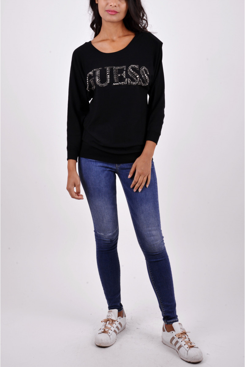 GUESS MAGLIA GIROCOLLO JEANSERIA