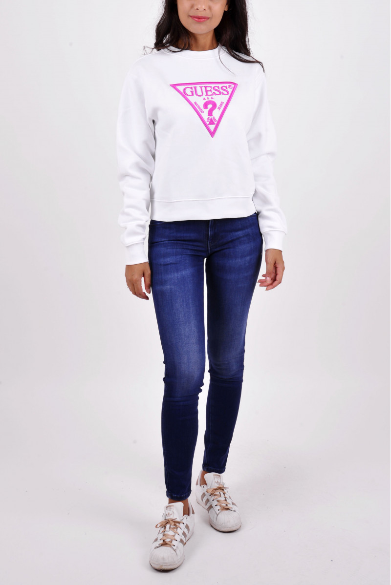 GUESS FELPA GIROCOLLO JEANSERIA