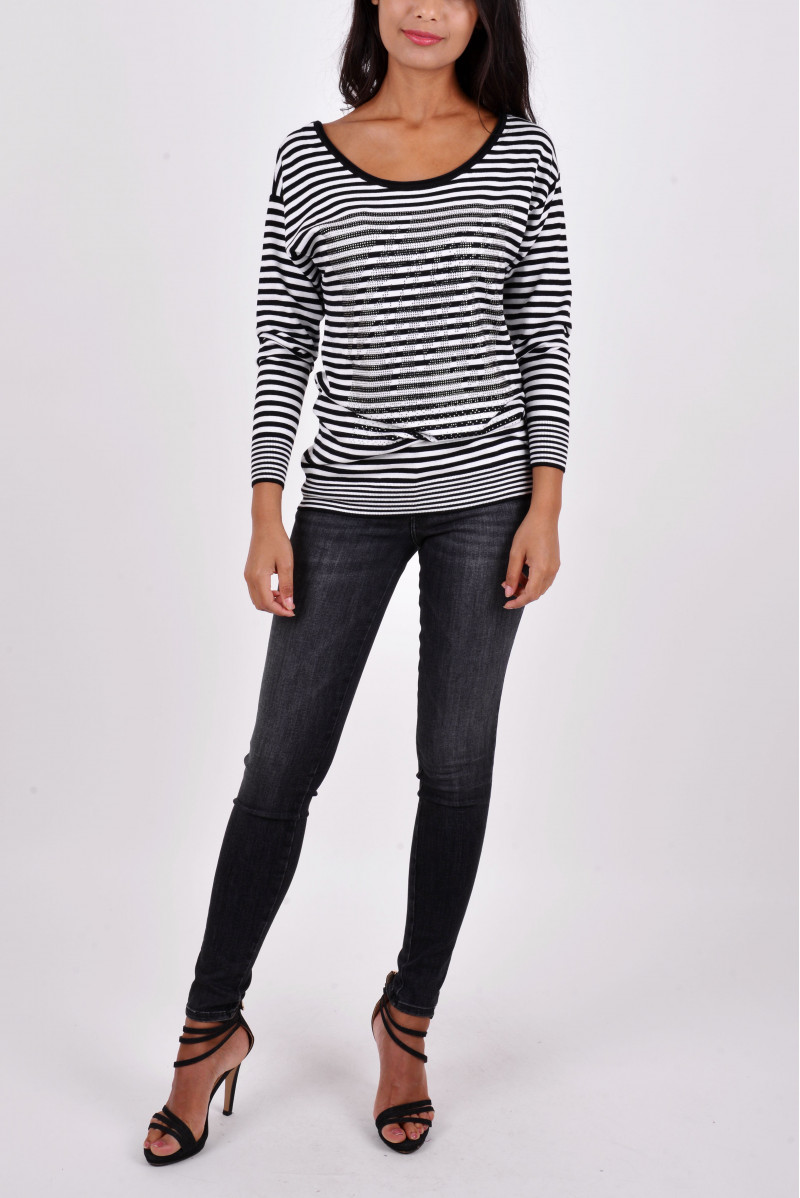 GUESS MAGLIA GIROCOLLO JEANSERIA
