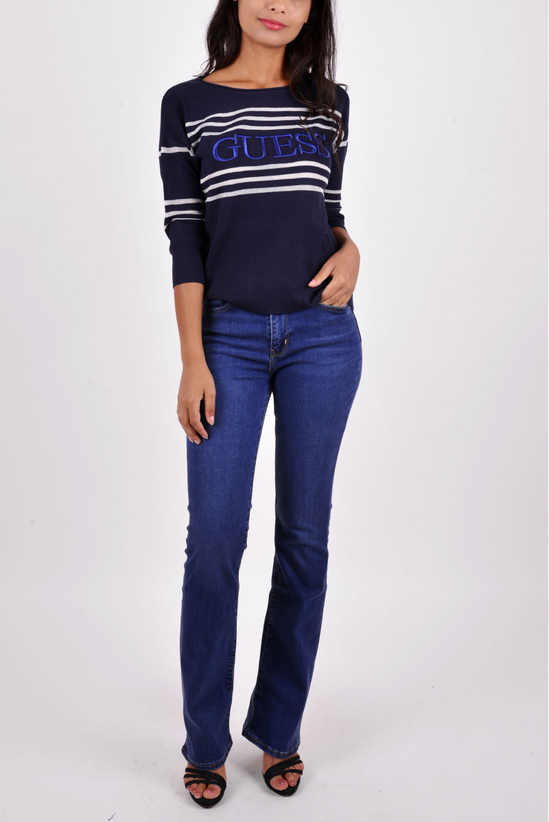 GUESS MAGLIA GIROCOLLO JEANSERIA