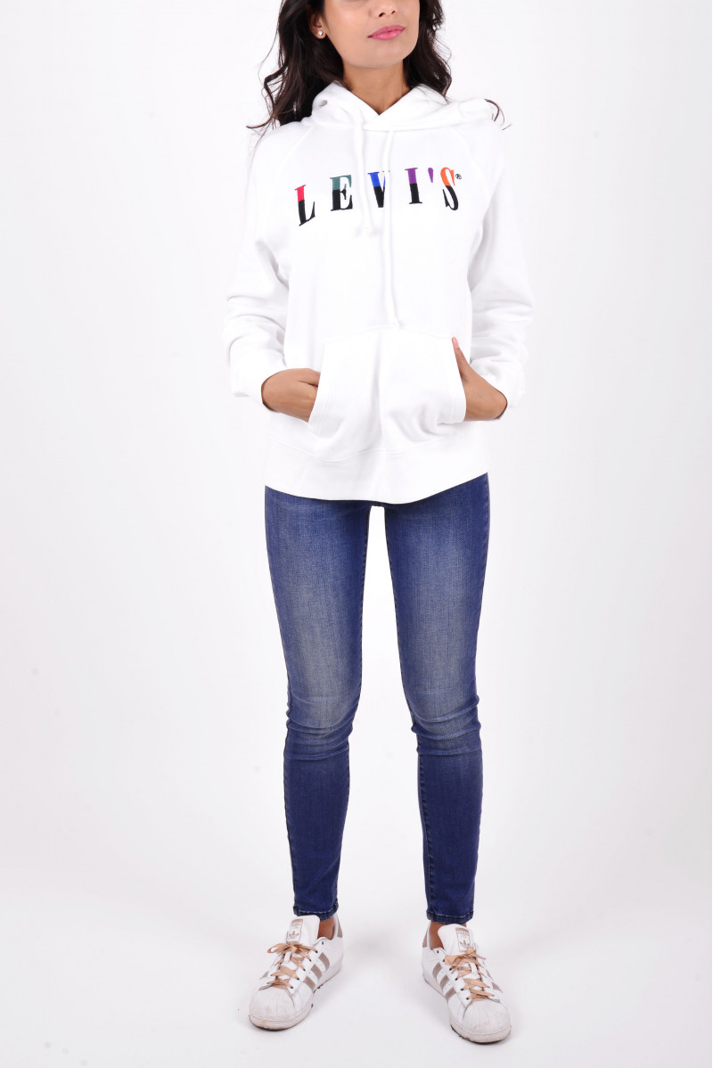 LEVIS FELPA CAPPUCCIO JEANSERIA