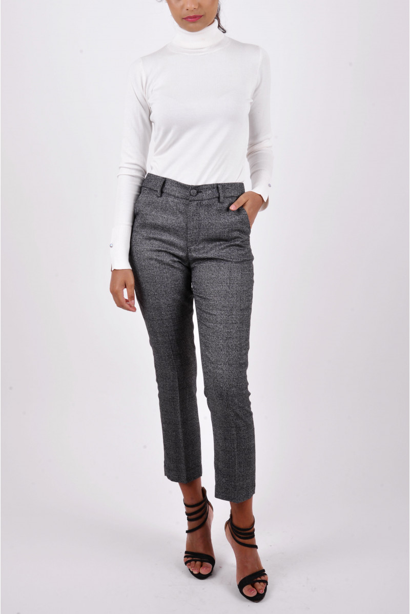 LIU JO MAGLIA COLLO ALTO JEANSERIA
