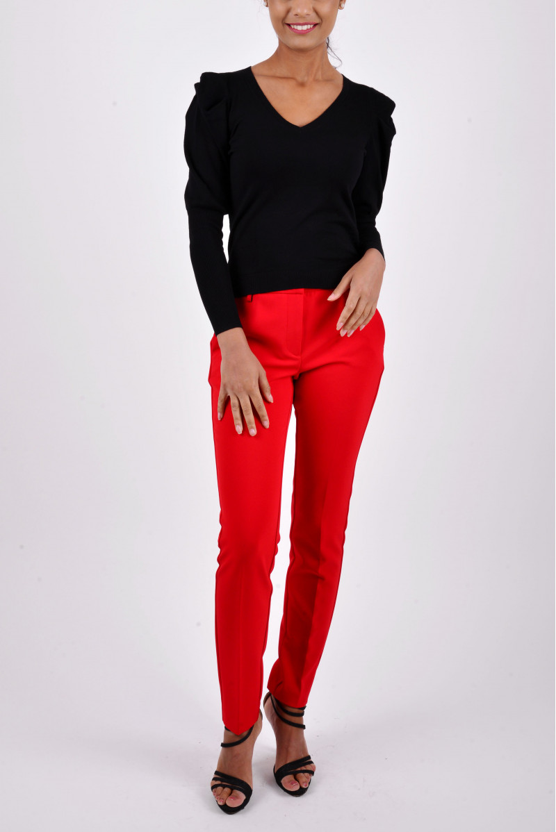 LIU JO MAGLIA SCOLLO V JEANSERIA