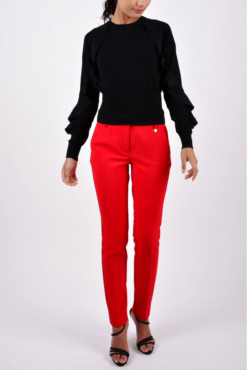 LIU JO MAGLIA GIROCOLLO JEANSERIA
