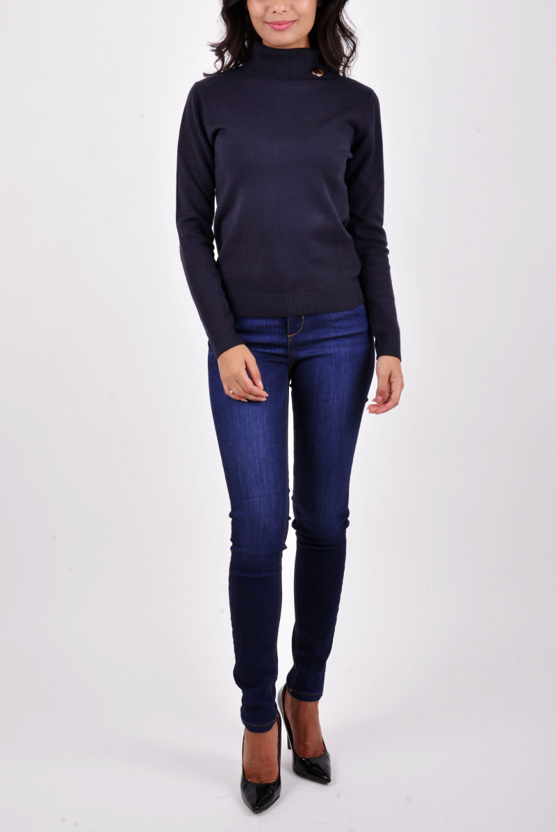 MOLLY BRACKEN MAGLIA COLLO ALTO CASUAL