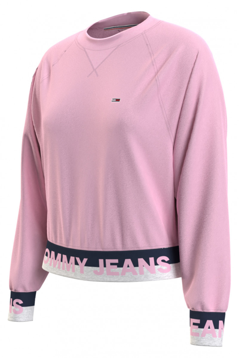 TOMMY HILFIGER FELPA GIROCOLLO JEANSERIA
