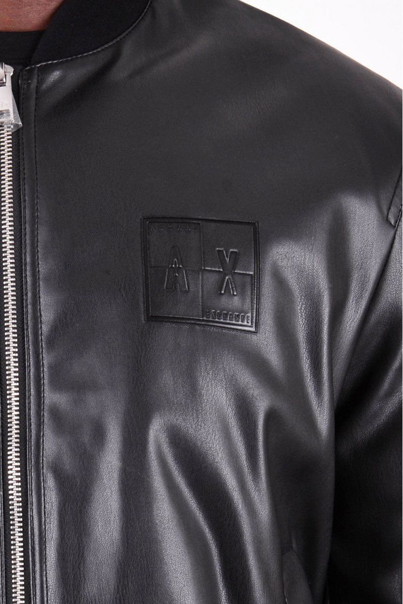 ARMANI EXCHANGE GIUBBOTTO PELLE CASUAL