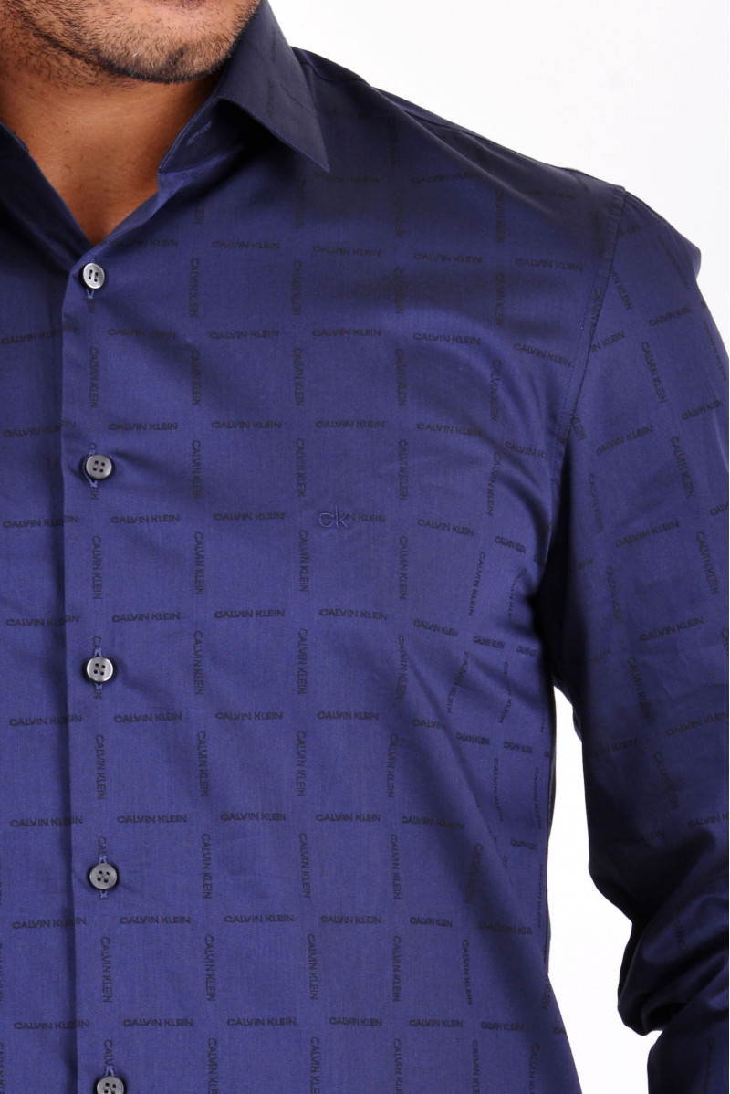 CALVIN KLEIN CAMICIA ML CASUAL