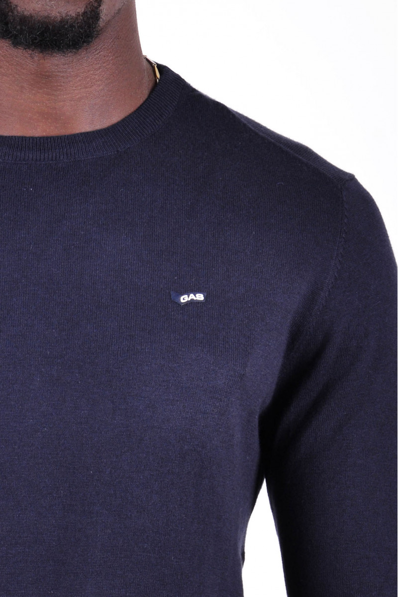 GAS MAGLIA GIROCOLLO JEANSERIA