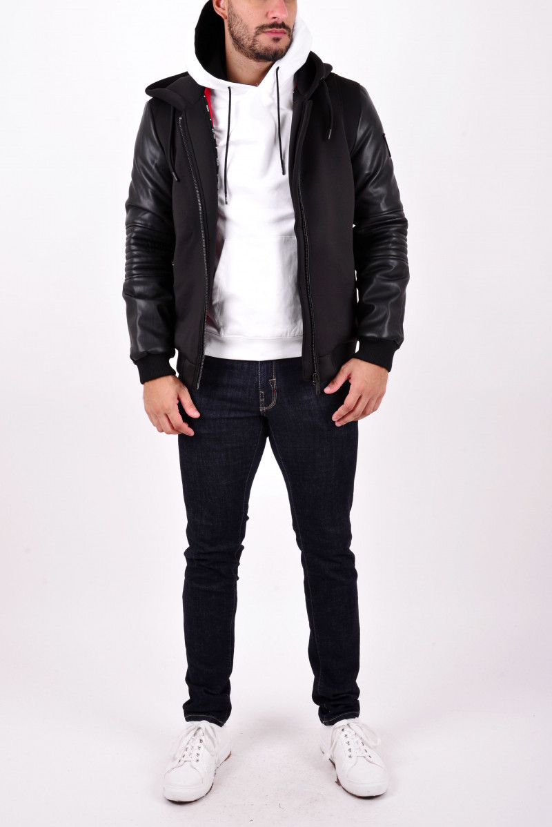 GUESS GIUBBOTTO CON CAPPUCCIO JEANSERIA