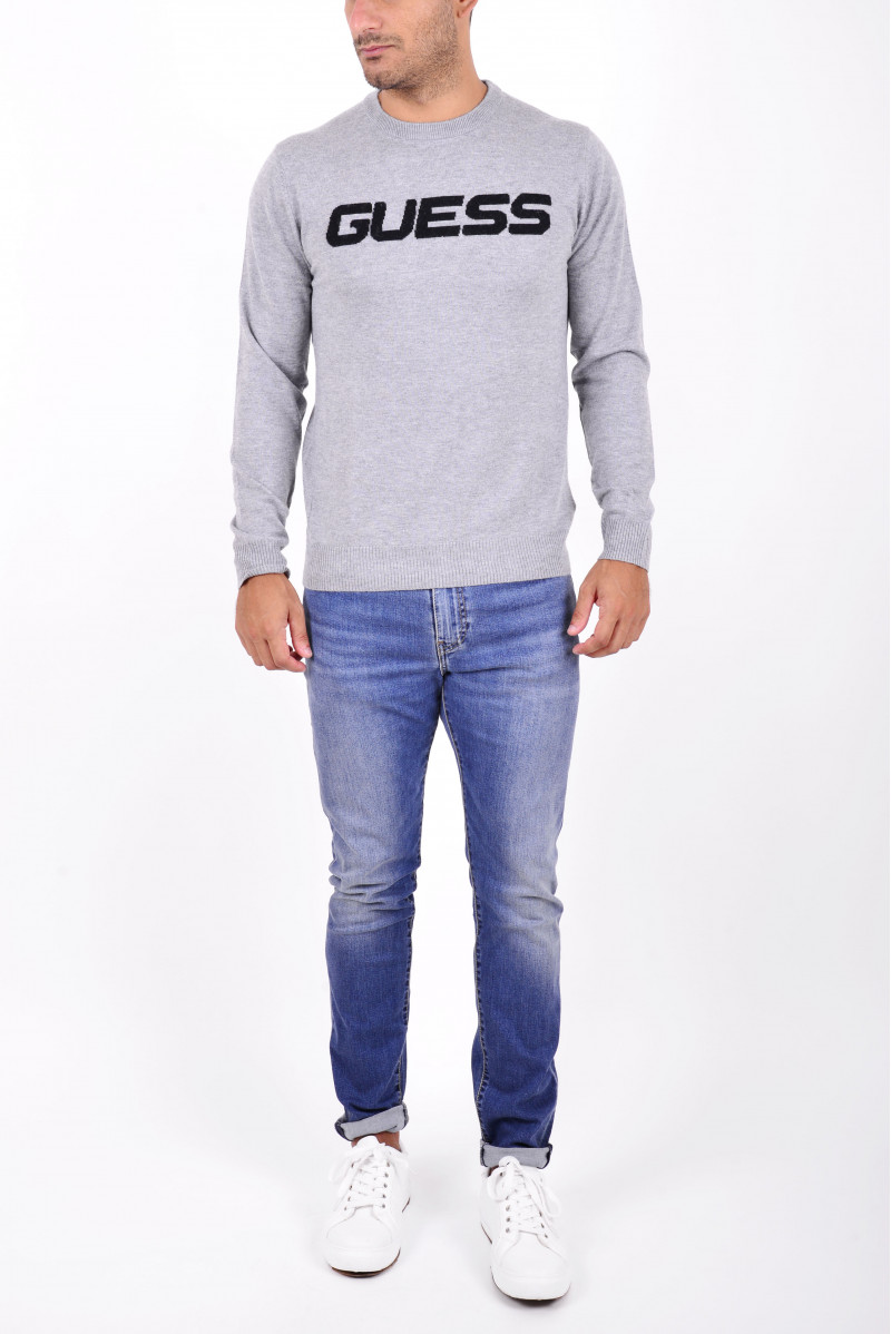 GUESS MAGLIA GIROCOLLO JEANSERIA