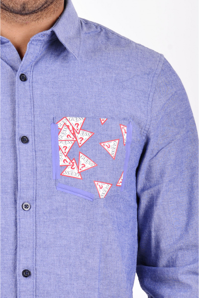 GUESS CAMICIA ML JEANSERIA