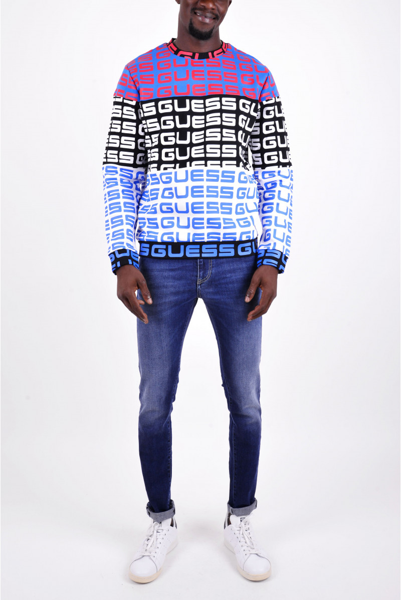GUESS FELPA GIROCOLLO JEANSERIA