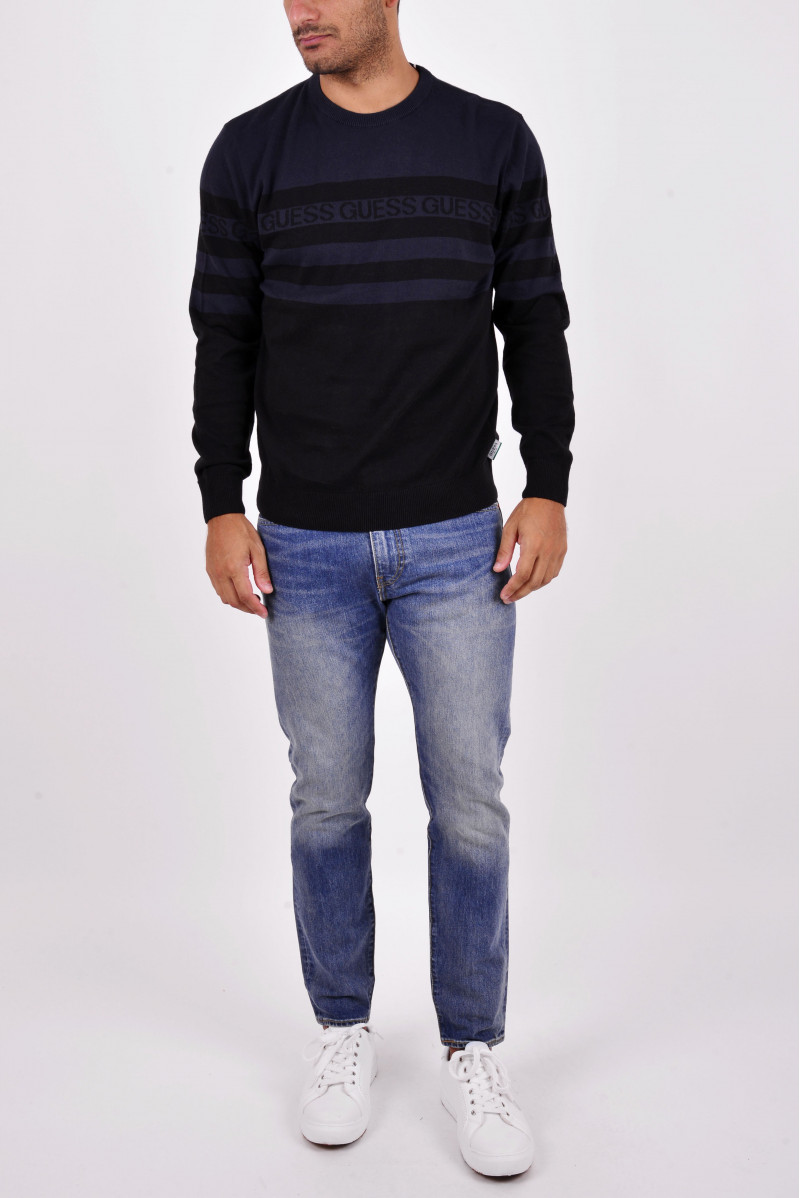 GUESS MAGLIA GIROCOLLO JEANSERIA
