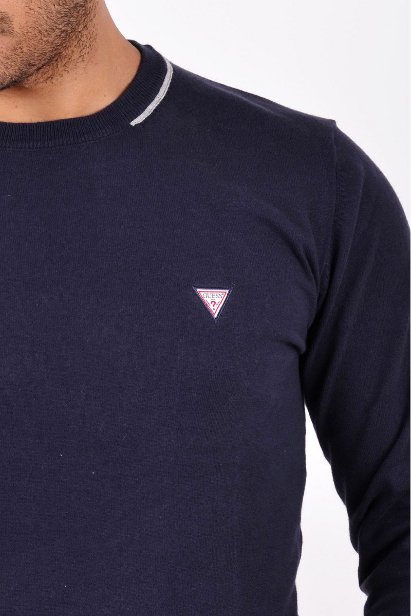 GUESS MAGLIA GIROCOLLO JEANSERIA