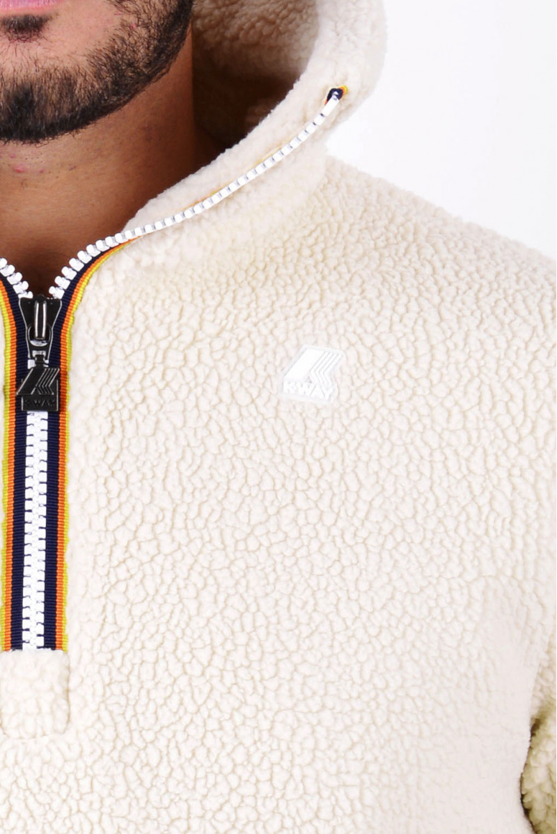 K.WAY FELPA MEZZA ZIP CASUAL