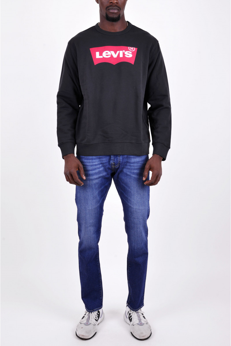 LEVIS FELPA GIROCOLLO JEANSERIA
