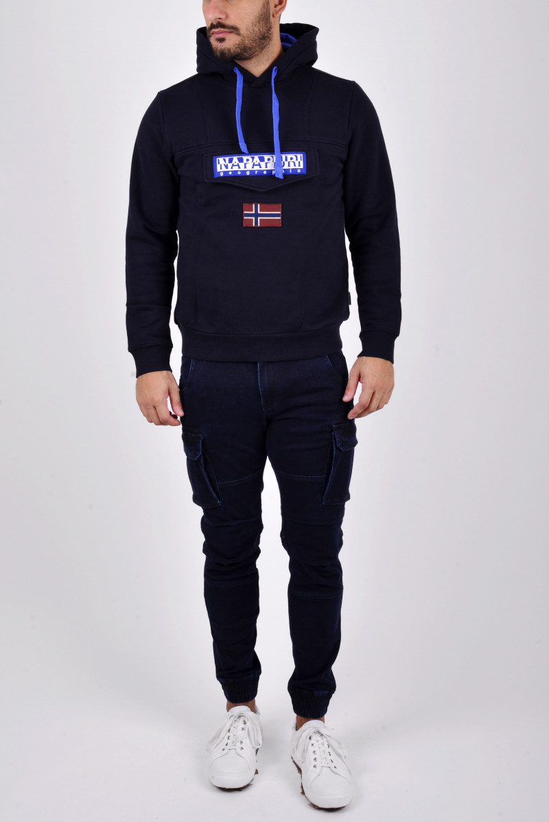 NAPAPIJRI FELPA CAPPUCCIO CASUAL