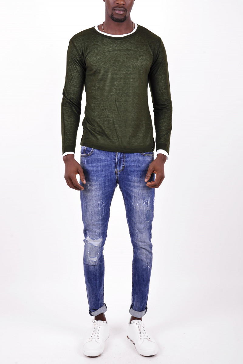 OFFICINA36 T-SHIRT ML CASUAL