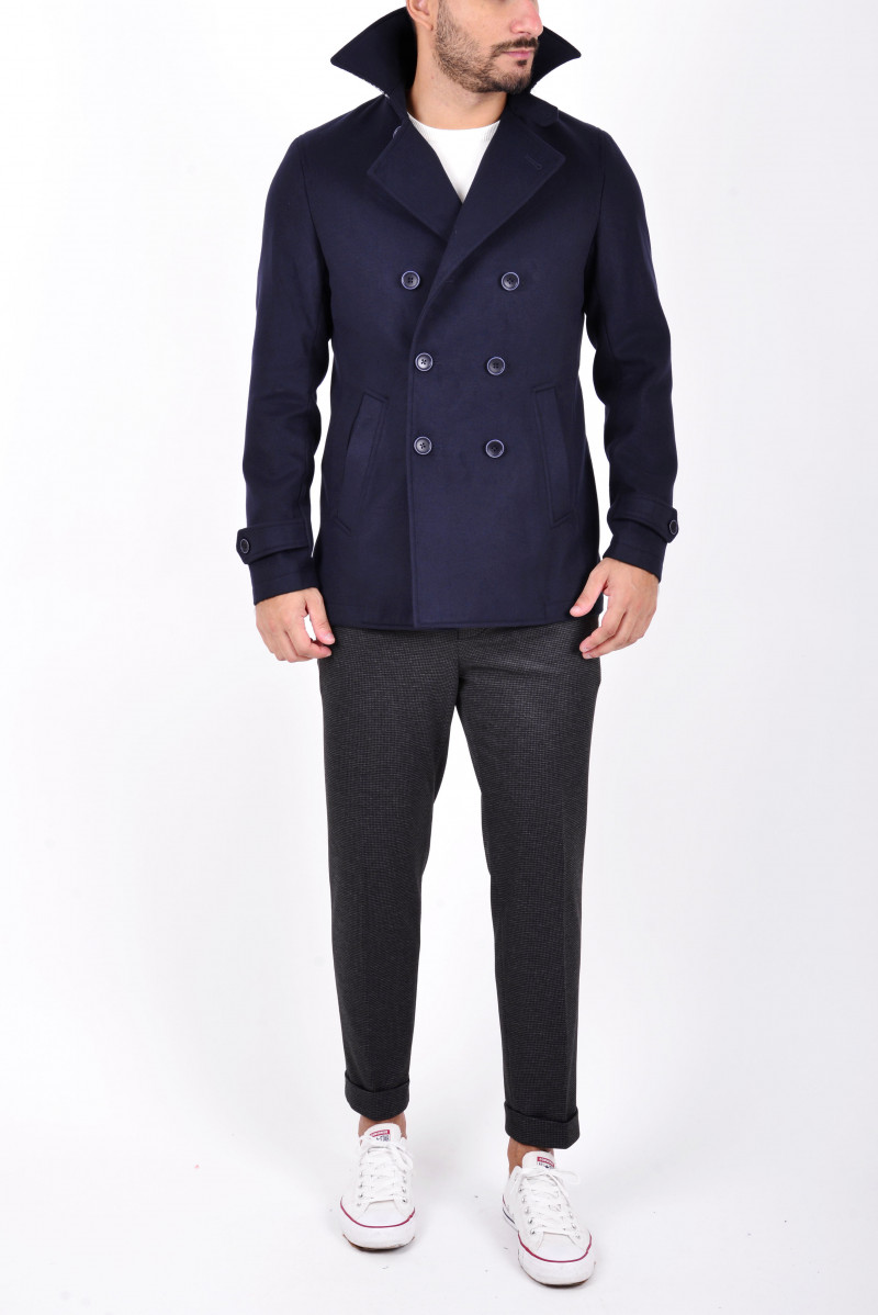 SSEINSE CAPPOTTO DOPPIO PETTO CASUAL