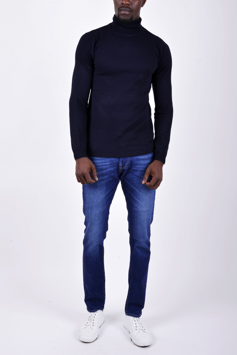 SSEINSE MAGLIA COLLO ALTO CASUAL