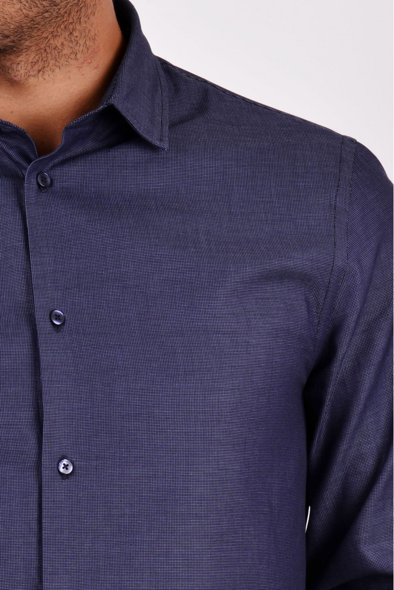 TRUSSARDI CAMICIA ML JEANSERIA