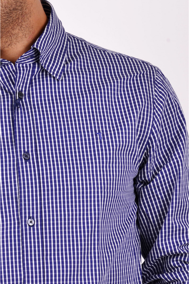TRUSSARDI CAMICIA ML JEANSERIA