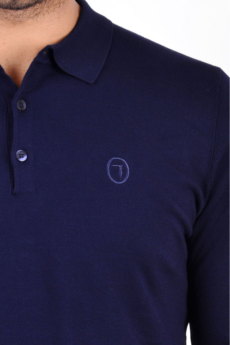 TRUSSARDI POLO ML JEANSERIA