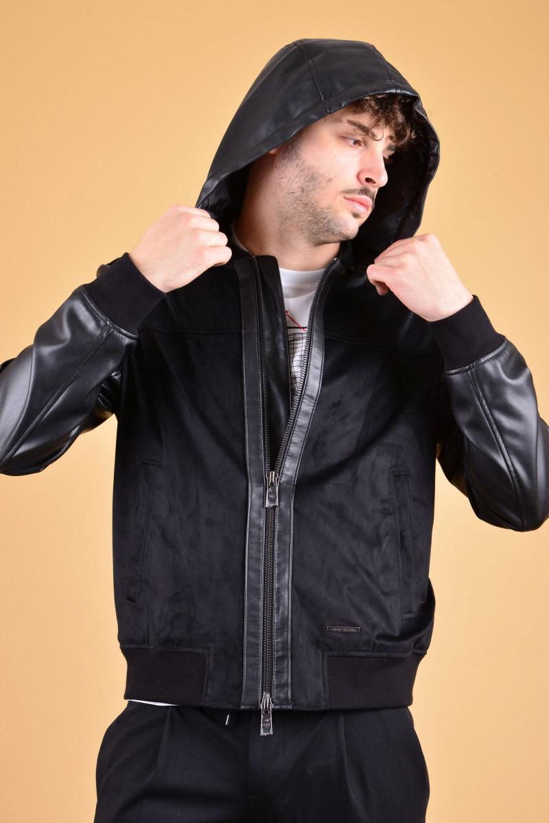ARMANI EXCHANGE GIUBBOTTO ECOPELLE CASUAL