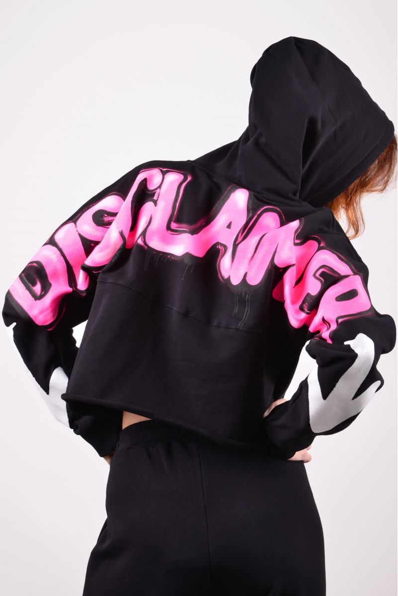 DISCLAIMER FELPA CAPPUCCIO CASUAL