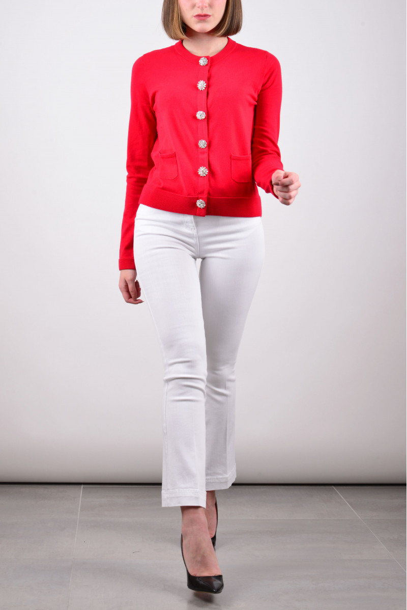 LIU JO CARDIGAN BOTTONI JEANSERIA