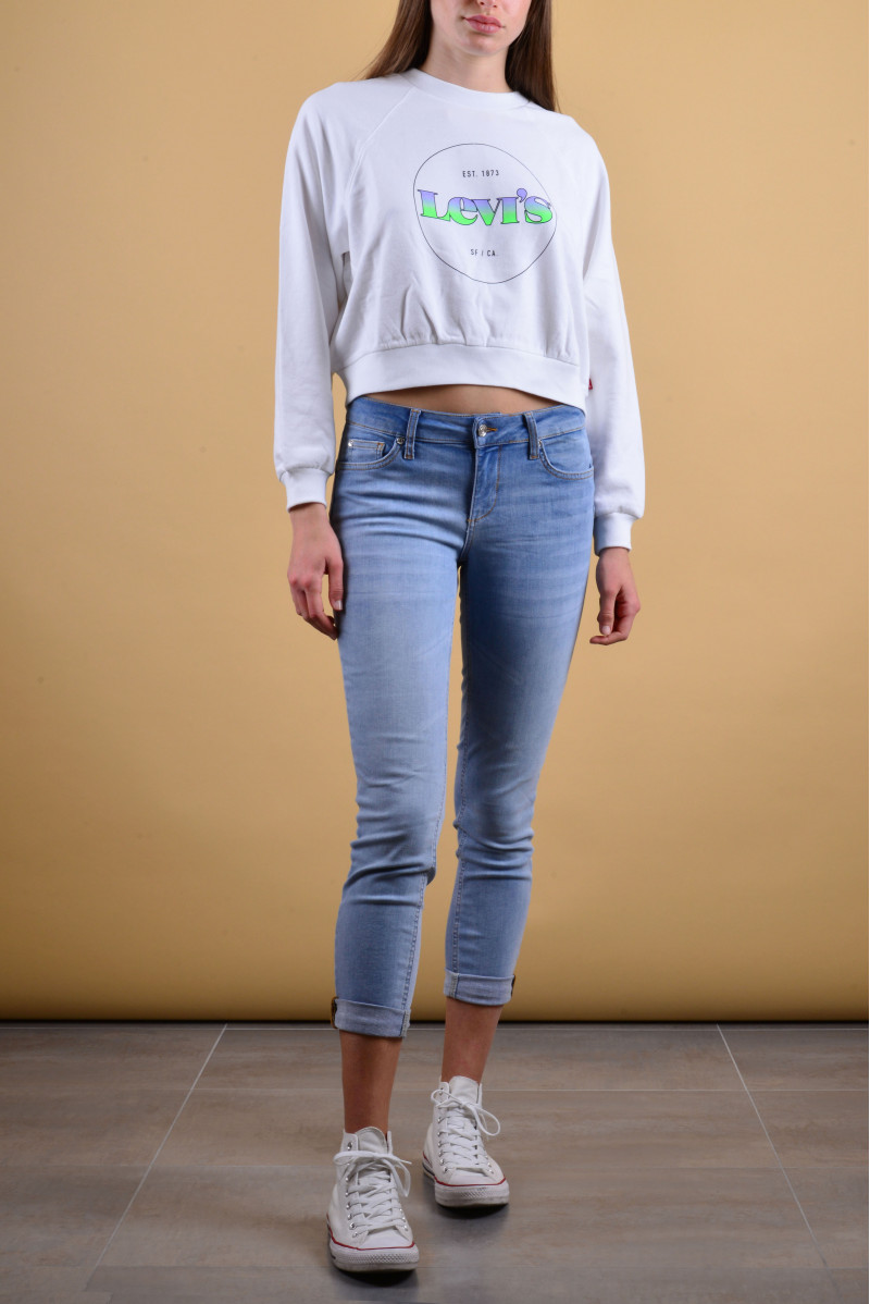 LEVIS FELPA GIROCOLLO JEANSERIA