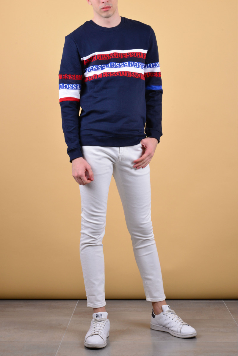 GUESS FELPA GIROCOLLO JEANSERIA