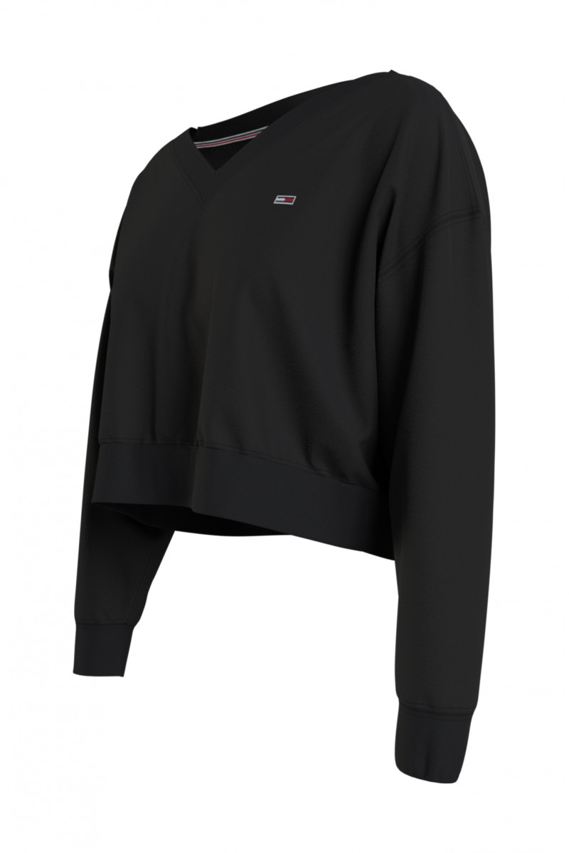 TOMMY HILFIGER FELPA GIROCOLLO JEANSERIA