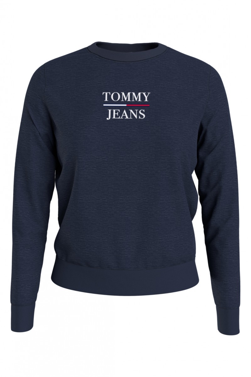 TOMMY HILFIGER FELPA GIROCOLLO JEANSERIA
