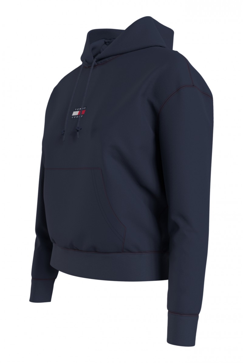 TOMMY HILFIGER FELPA CAPPUCCIO JEANSERIA