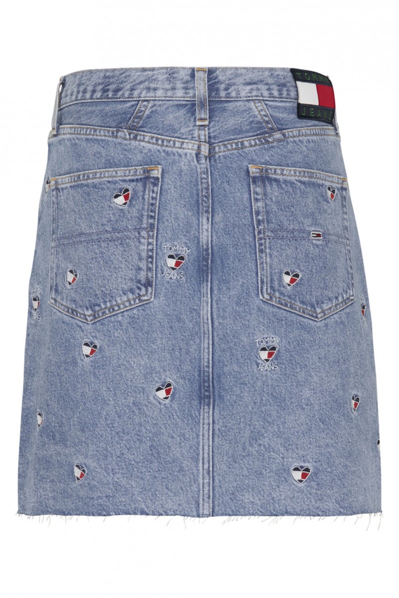 TOMMY HILFIGER GONNA CORTA JEANSERIA