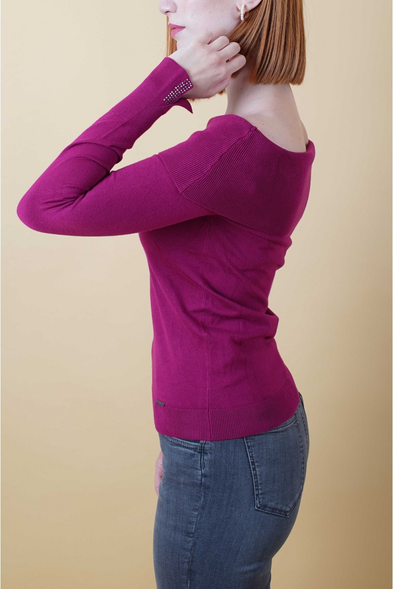 LIU JO MAGLIA GIROCOLLO JEANSERIA