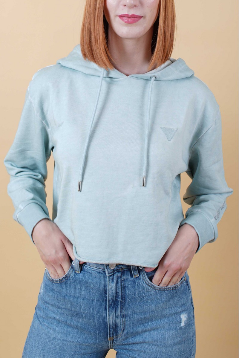 GUESS FELPA CAPPUCCIO JEANSERIA