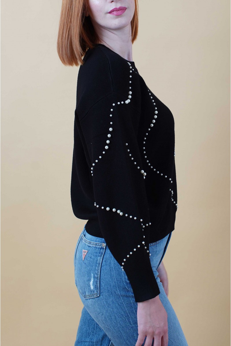 GUESS MAGLIA GIROCOLLO JEANSERIA